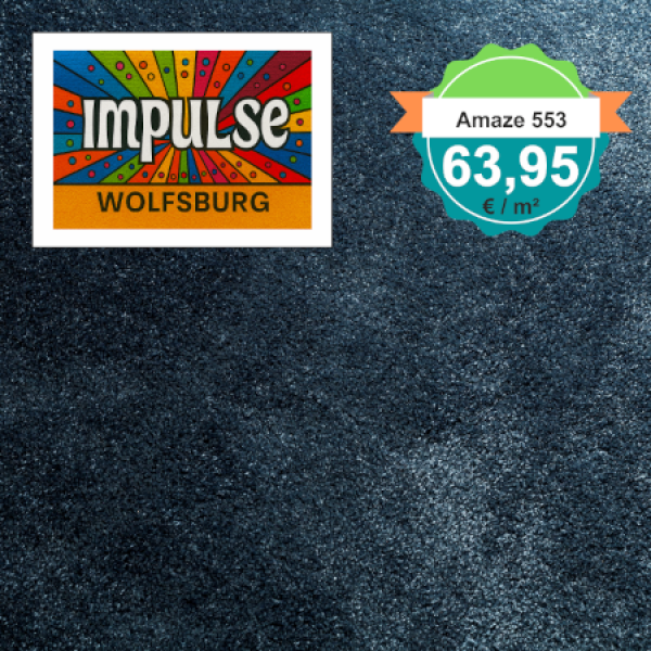 JAB Amaze 553 blau – mit Preisangabe und Musterstückchen